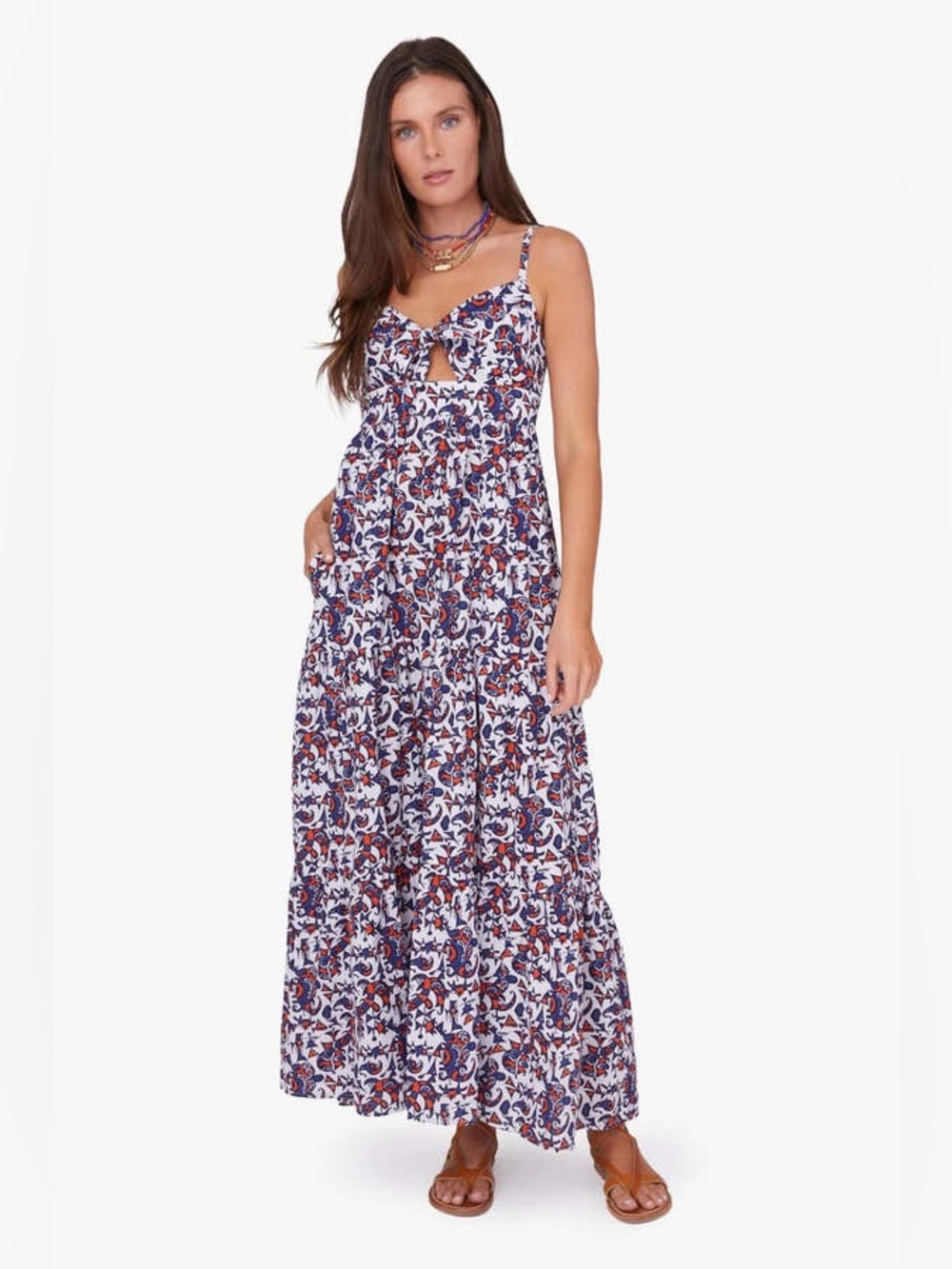 Xirena Lolita Dress in Amalie Blue Midi Size Medium 6159
